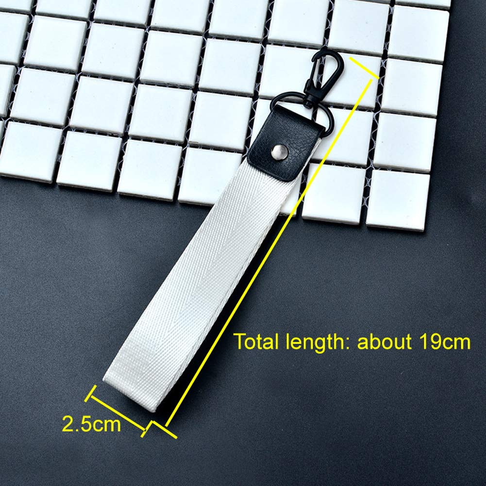 5-Pack Nylon Wrist Lanyard with Lobster Clasps - Multi-Color for Keys & Wallets