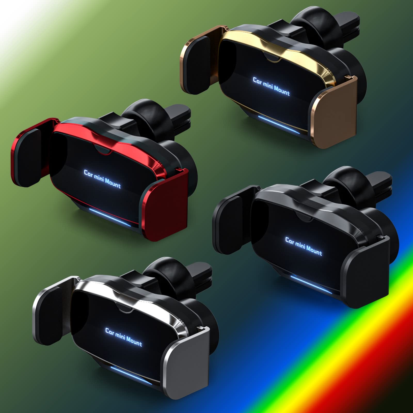 Universal Car Vent Phone Holder - Hands-Free & Thick Case Friendly for All Smartphones - Perfect for Driving & Navigation