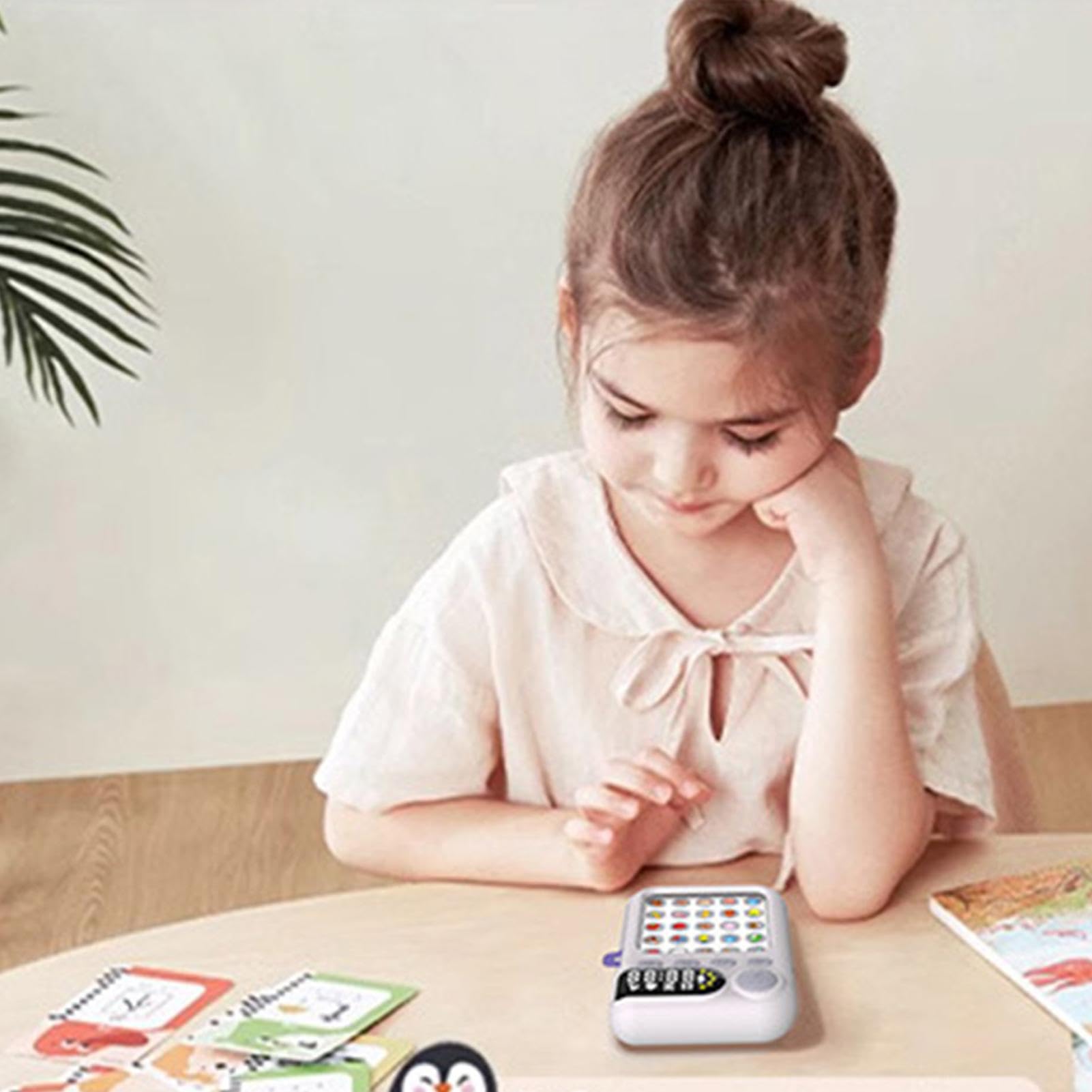 Portable Educational Toys for Kids - Mind Game Console with 80 Problem Cards | Interactive Learning & Travel Games for Boys & Girls | Rechargeable Educational Toy for Family Trips & Indoor Play