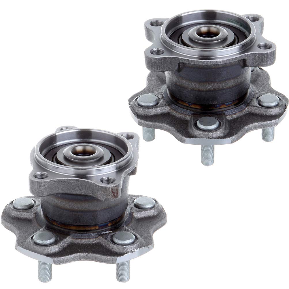 ROADFAR Wheel Bearing and Hub Assembly Kit - Compatible with 2002-2006 Nissan Altima, 2004-2008 Maxima, 2004-2009 Quest Rear Wheel (Part# 512201) | Durable Replacement for Smooth Ride & Vehicle Safety