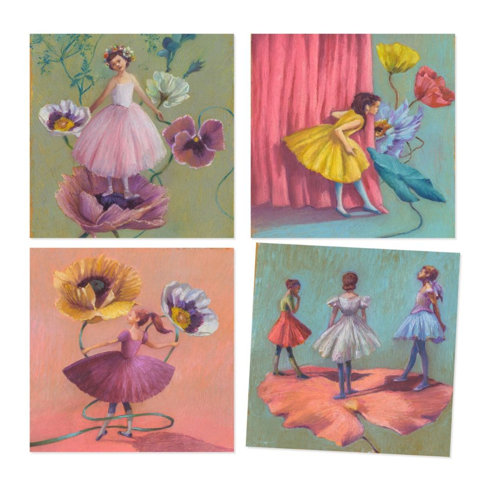 Edgar Degas Inspired Ballerina Oil Pastel Set - Premium Art Supplies for Drawing & Sketching - Perfect for Artists, Students & DIY Craft Projects