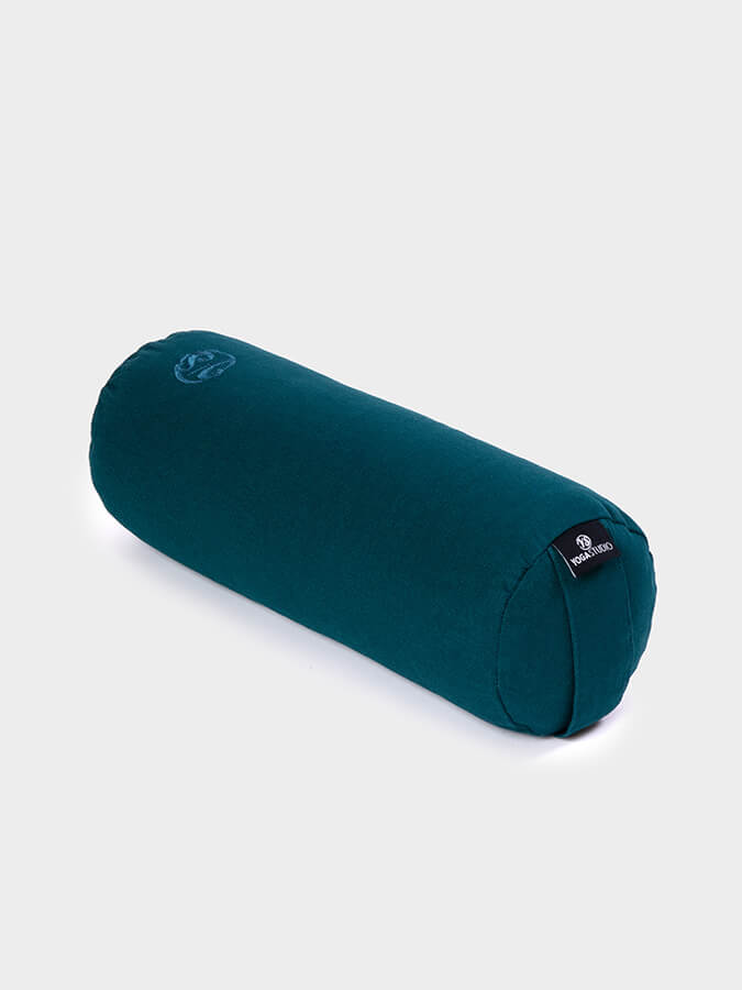Organic Buckwheat Mini Yoga Bolster - Support for Meditation, Prenatal & Restorative Yoga - Perfect for Home & Studio Use