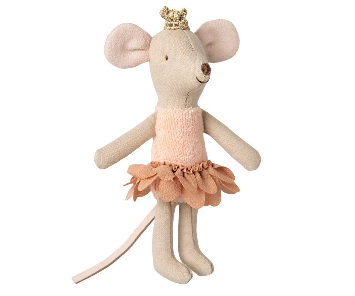 Princess Mouse Toy - Little Sister in Matchbox - Perfect for Kids' Pretend Play & Collectible Miniature Dollhouse Accessories