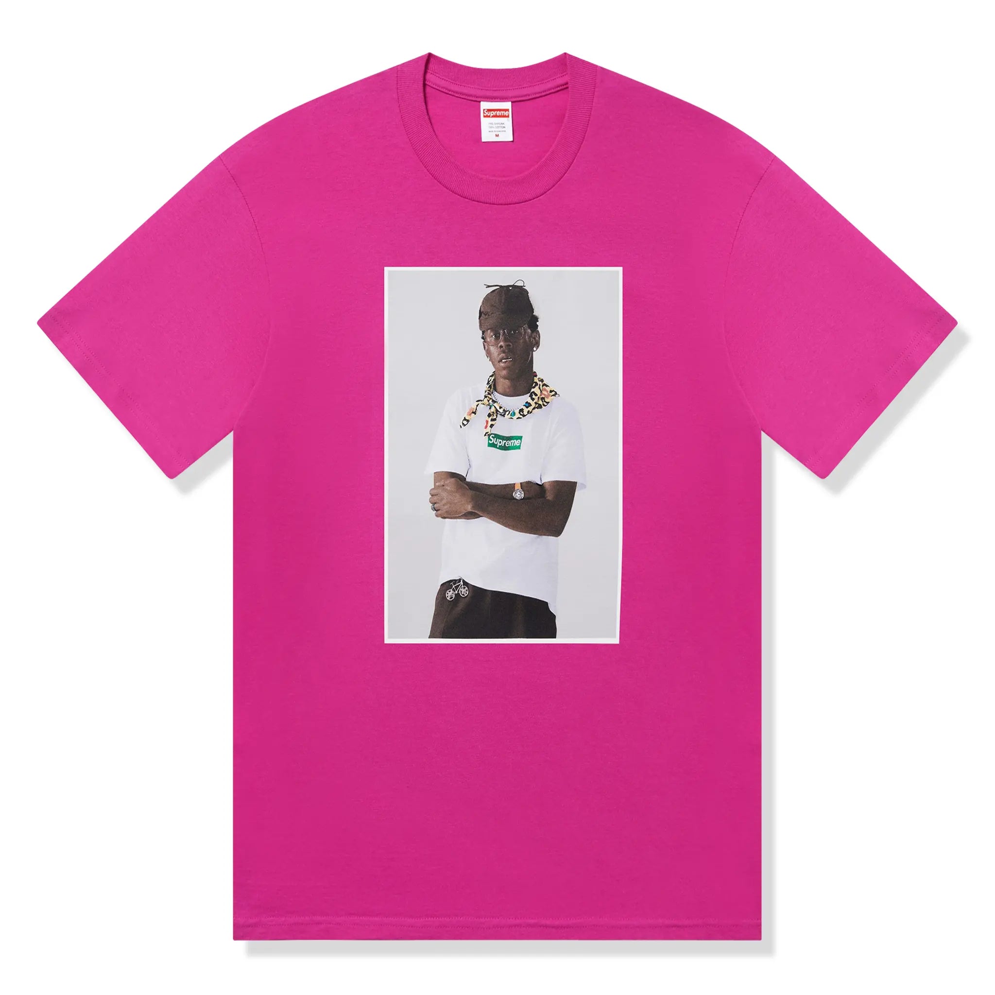 Supreme Tyler The Creator Magenta Graphic T-Shirt - Official Merchandise for Streetwear & Hip-Hop Fans | Perfect for Concerts, Festivals & Casual Wear