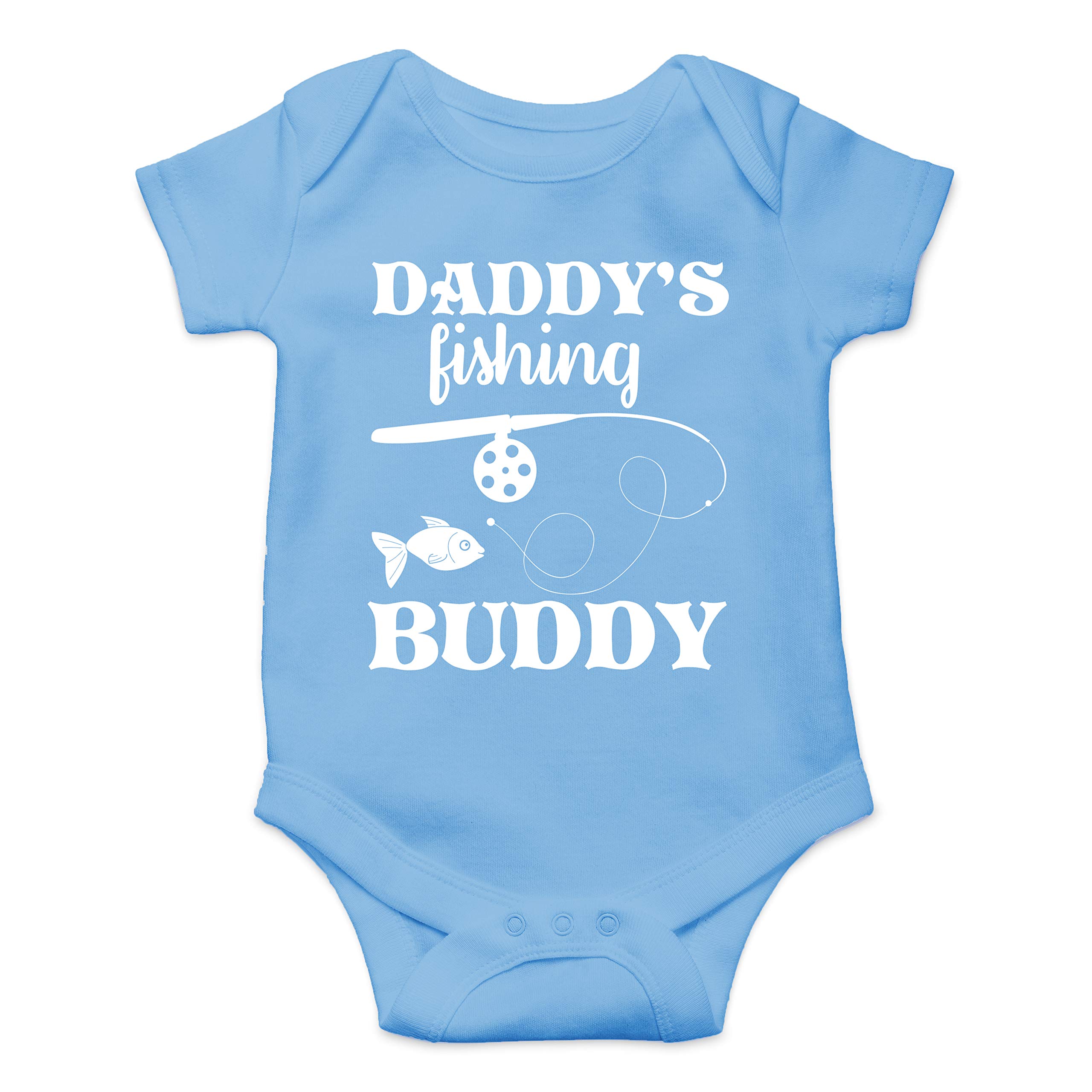 Funny Baby Fishing Bodysuit - Newborn Boy Girl Outfit for Outdoor Adventures