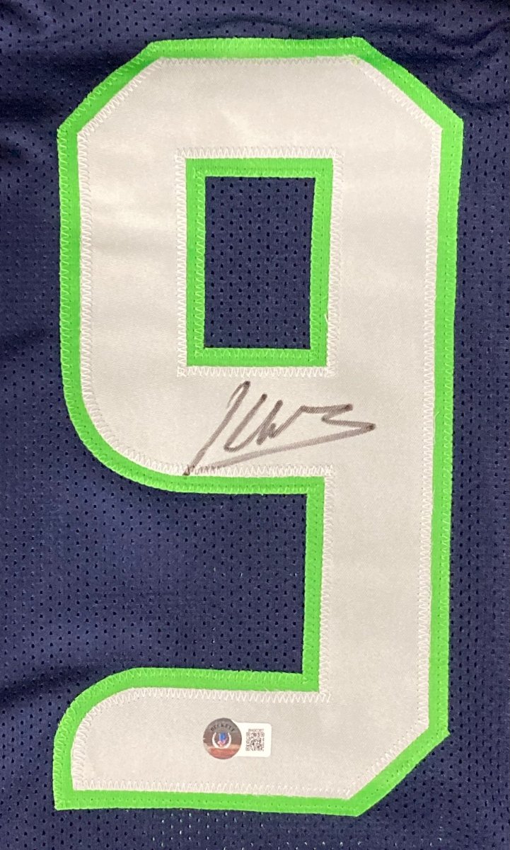 Kenneth Walker III Seattle Seahawks Signed Navy Blue Football Jersey - Authentic Autographed NFL Jersey for Collectors & Fans - Perfect for Memorabilia Displays & Game Day Outfits