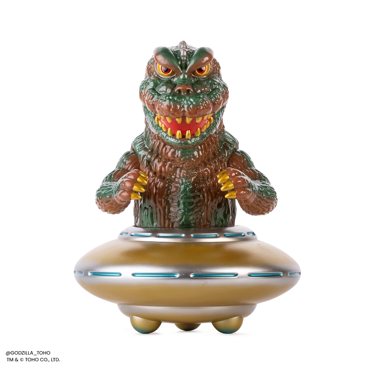 Godzilla UFO Soft Vinyl Figure - Invasion of the Astro Monster Variant Collectible Toy | Japanese Kaiju Monster Model for Display & Gifts | Perfect for Anime Fans & Pop Culture Collectors