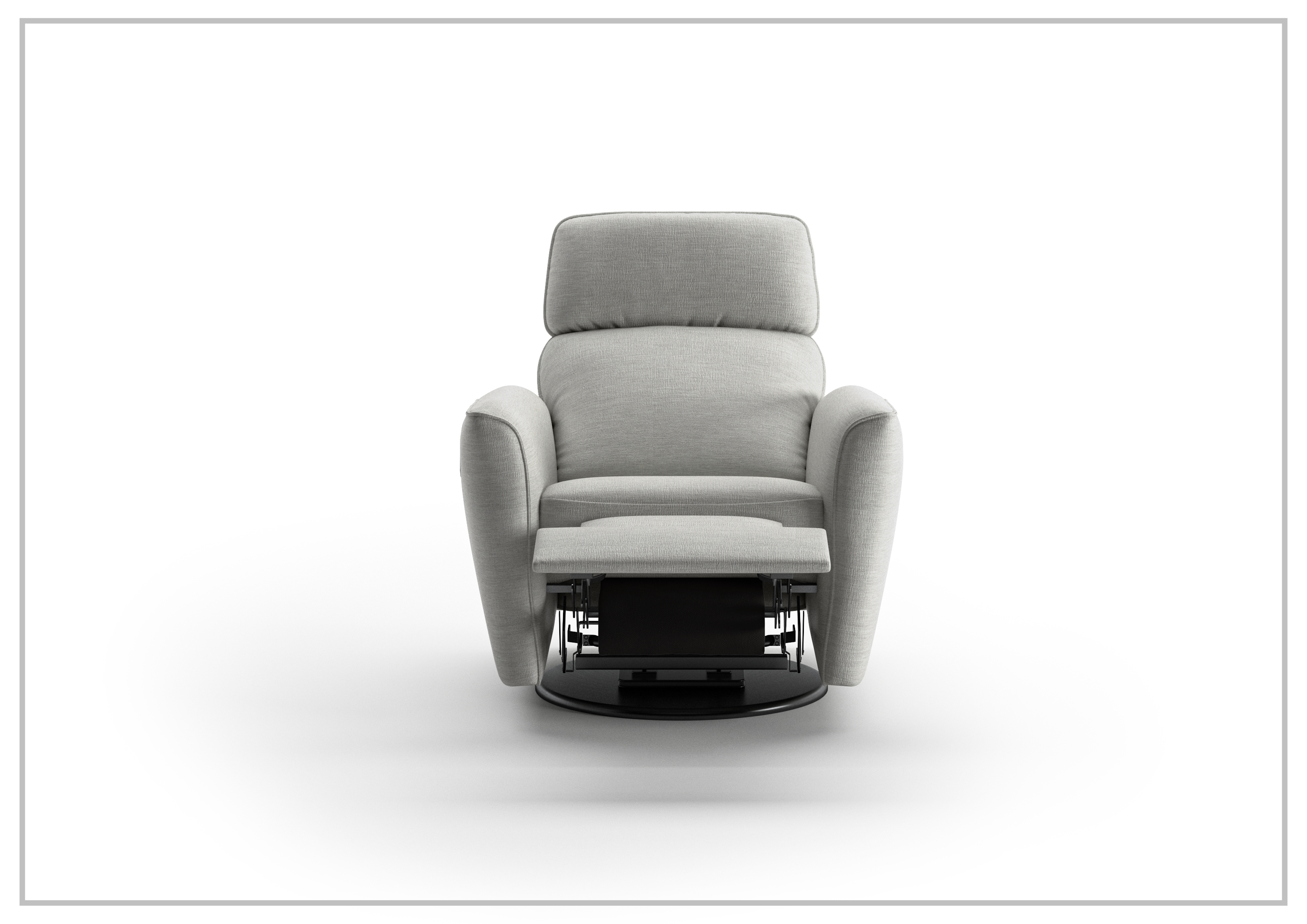 Power & Manual Recliner Chair with Welted Fabric - Comfortable Lift Chair for Living Room, Home Theater & Office - Adjustable Electric Reclining Sofa with USB Charging Port