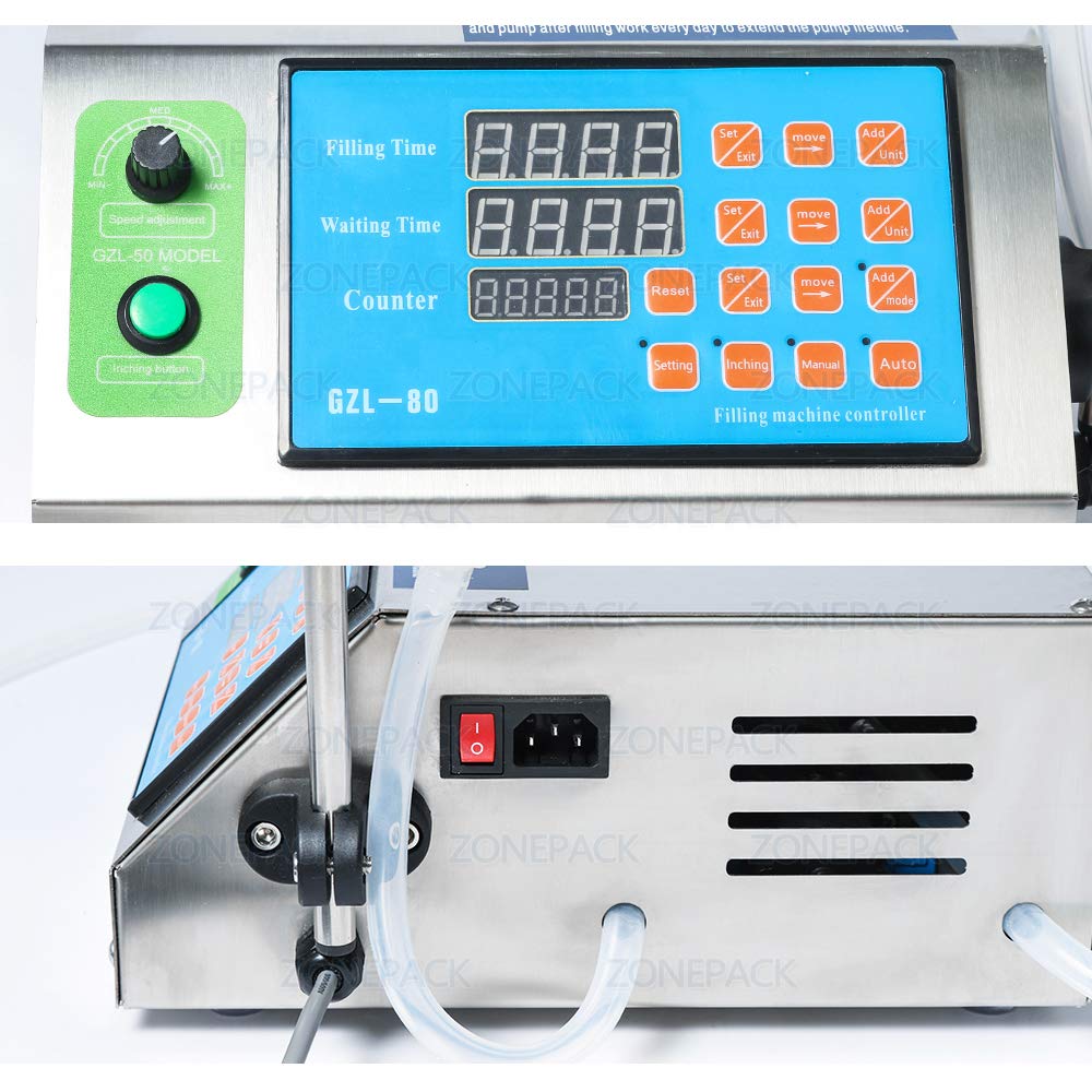 Semi-Automatic Desktop Diaphragm Pump Liquid Filling Machine for Alcohol, Juice, Water, Beverages & Perfume - Perfect for Home Brewing, DIY Cosmetics & Small Business Production