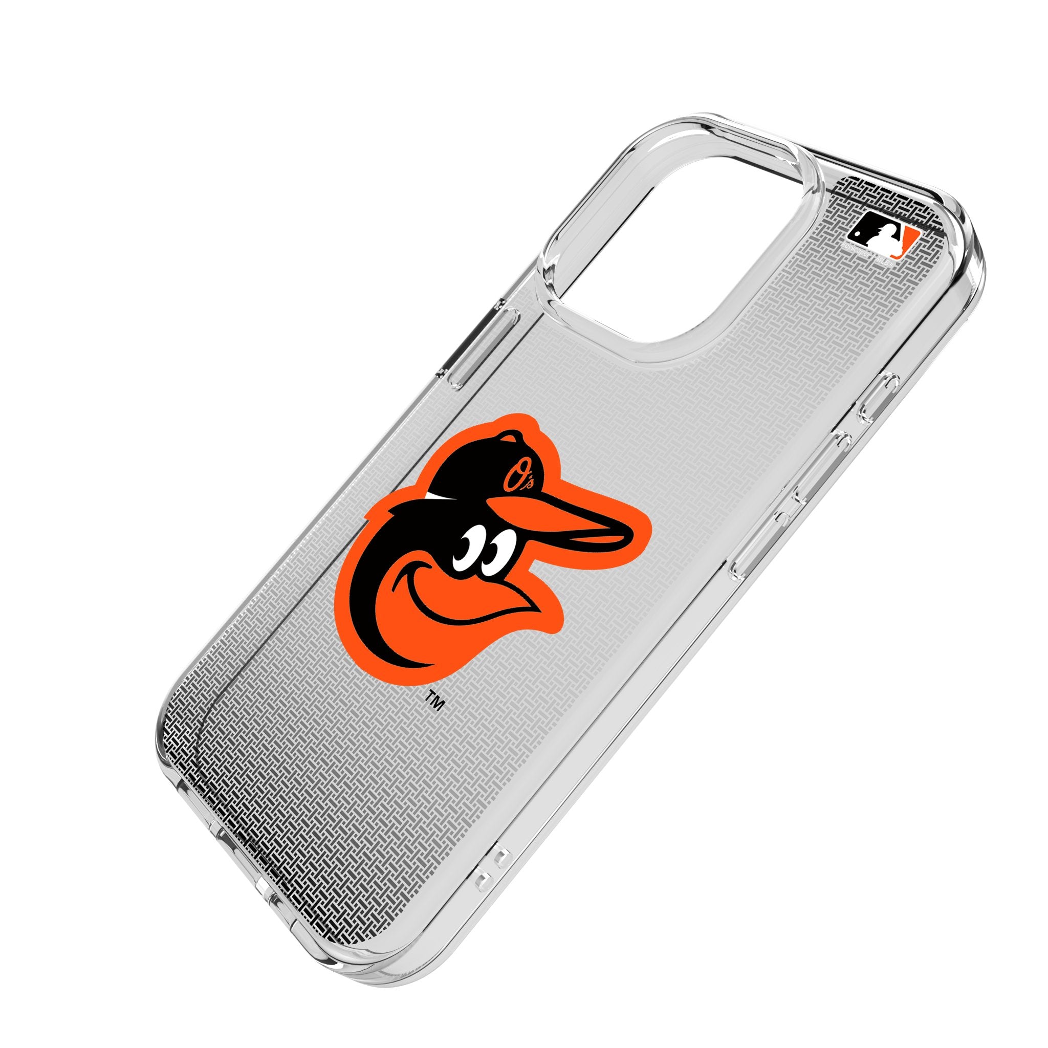Baltimore Orioles Clear Linen Phone Case for Apple iPhone 14/13/12/11 - Slim Protective Cover with Team Logo - Perfect for Baseball Fans & Game Day