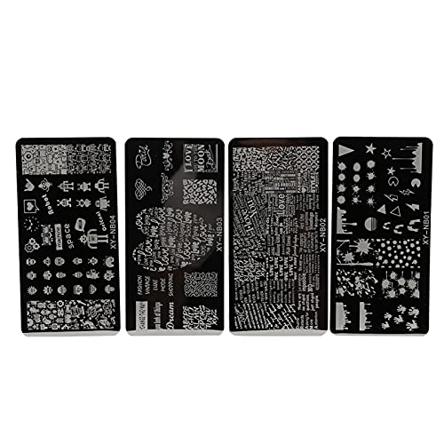 Portable Nail Art Stamper Kit for DIY UV Gel Nail Polish - Perfect for Home Manicures & Professional Nail Artists | Easy Nail Design Tool for Beginners & Nail Art Enthusiasts