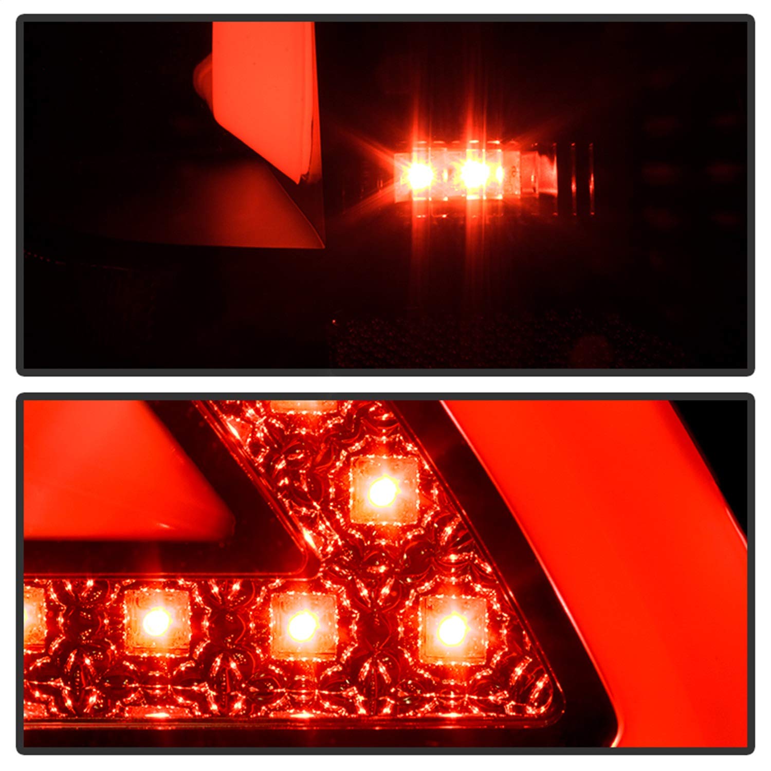 Spyder Auto 5076380 LED Tail Lights - Black/Clear Smoke Lens - High Performance, Plug & Play - Perfect for Jeep Wrangler JK & Dodge Ram Trucks