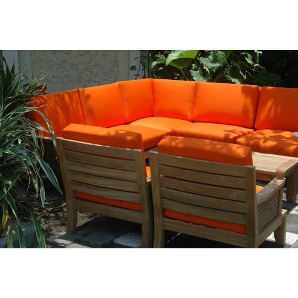 Luxury 8-Piece Modular Sectional Sofa Set - Perfect for Living Room, Lounge & Home Theater Seating
