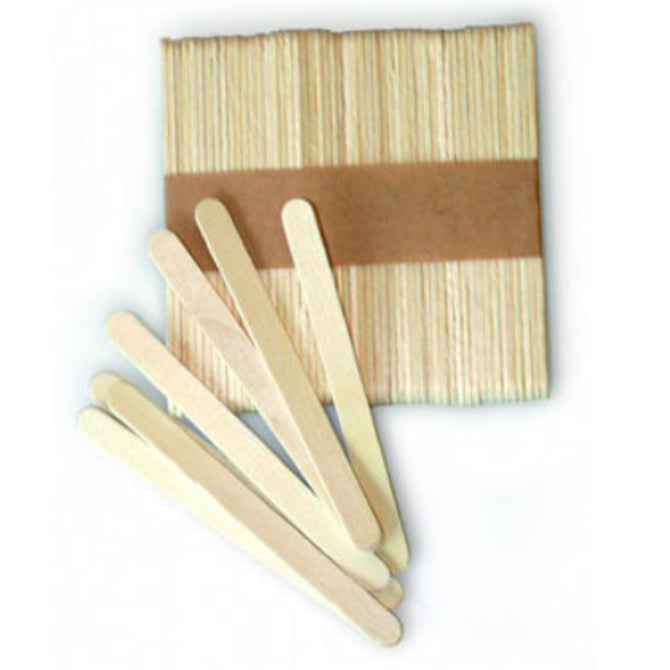 4.4 Inch Natural Wooden Pop Sticks for DIY Crafts, Ice Cream, Cake Decorating - Bulk Pack of 100
