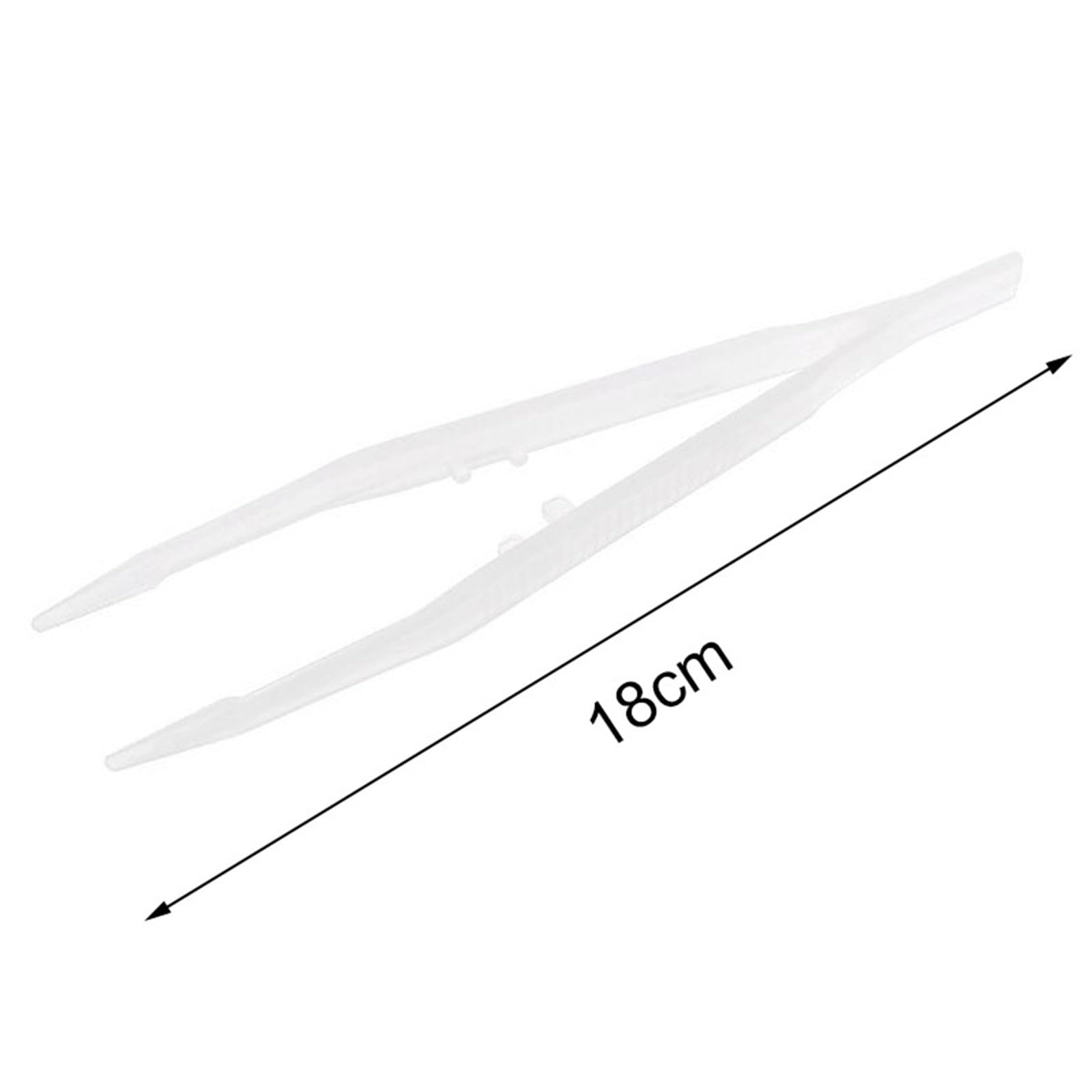 Premium Stainless Steel Hair Removal Tweezers & Feeding Tongs - Precision Clip for Live Food, Terrarium Cleaning, Aquarium Maintenance & Pet Feeding (8 Inch) - Ideal for Reptile Care, Fish Tank Cleaning & Beauty Salon Use