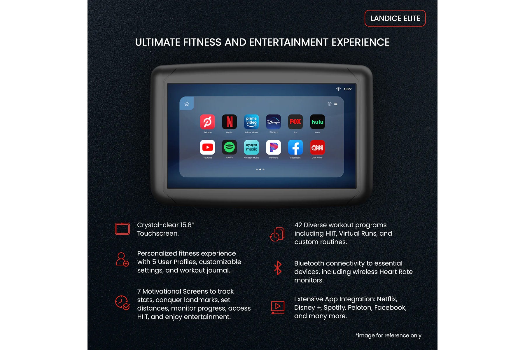 Landice L7 Club Treadmill - Premium Home & Commercial Gym Equipment for Running & Walking - Perfect for Home Fitness, Cardio Workouts & Professional Training