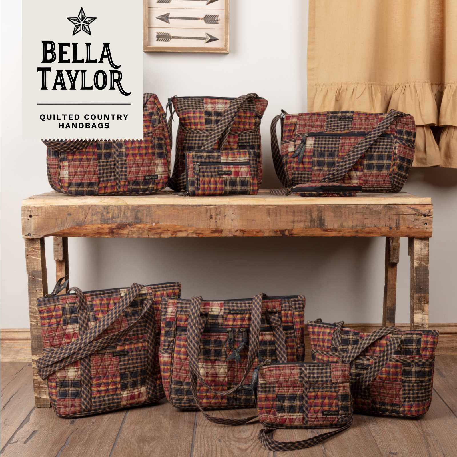 Bella Taylor Claire Crossbody Shoulder Bag for Women - Stylish Multi-Compartment Purse with Adjustable Strap | Perfect for Work, Travel, and Everyday Use