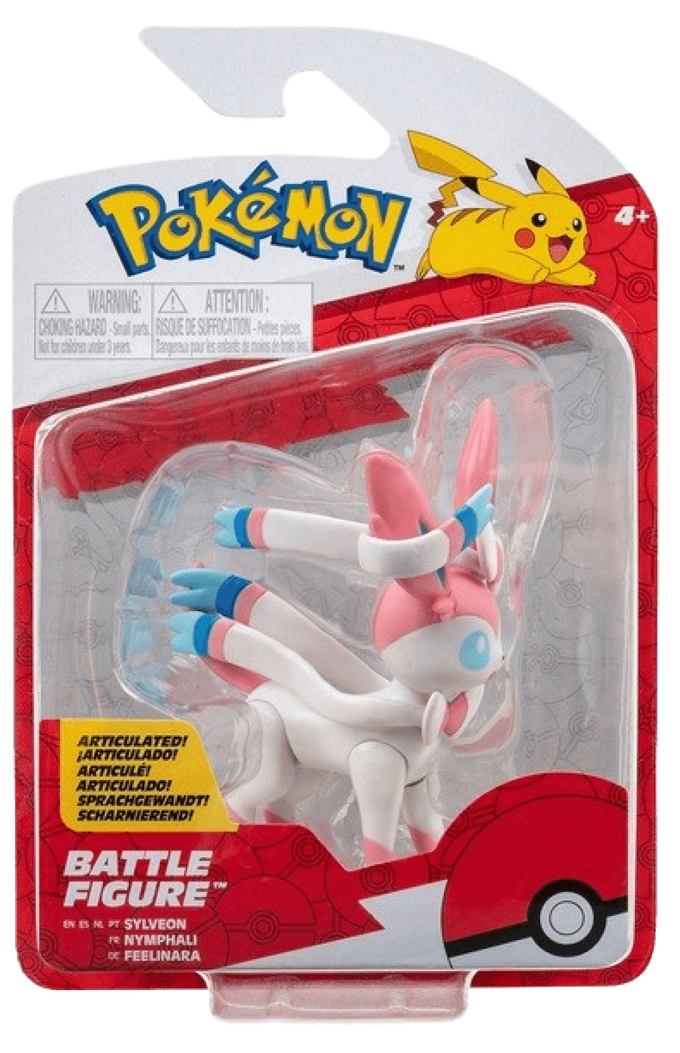 Jazwares Pokemon Battle Figures - 6-Inch Collectible Action Figures for Kids & Adults - Perfect for Battles, Displays & Gifts