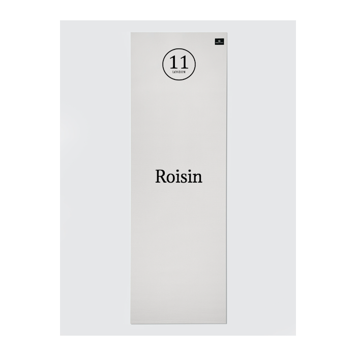 Custom Personalized Yoga Mat 6mm Thick Non-Slip Eco-Friendly - White - Perfect for Home Workouts, Yoga Studios & Meditation Practice