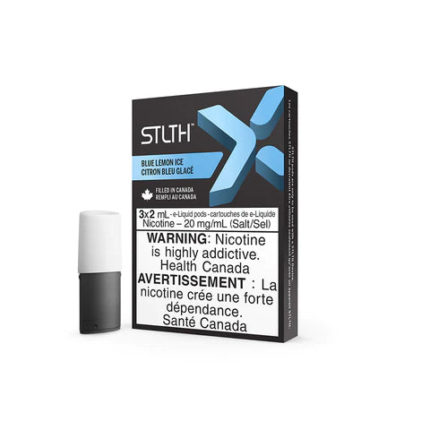 Blue Lemon Ice STLTH X Pods - Refreshing Vape Flavor for All-Day Enjoyment | Perfect for On-the-Go Vaping & Relaxation