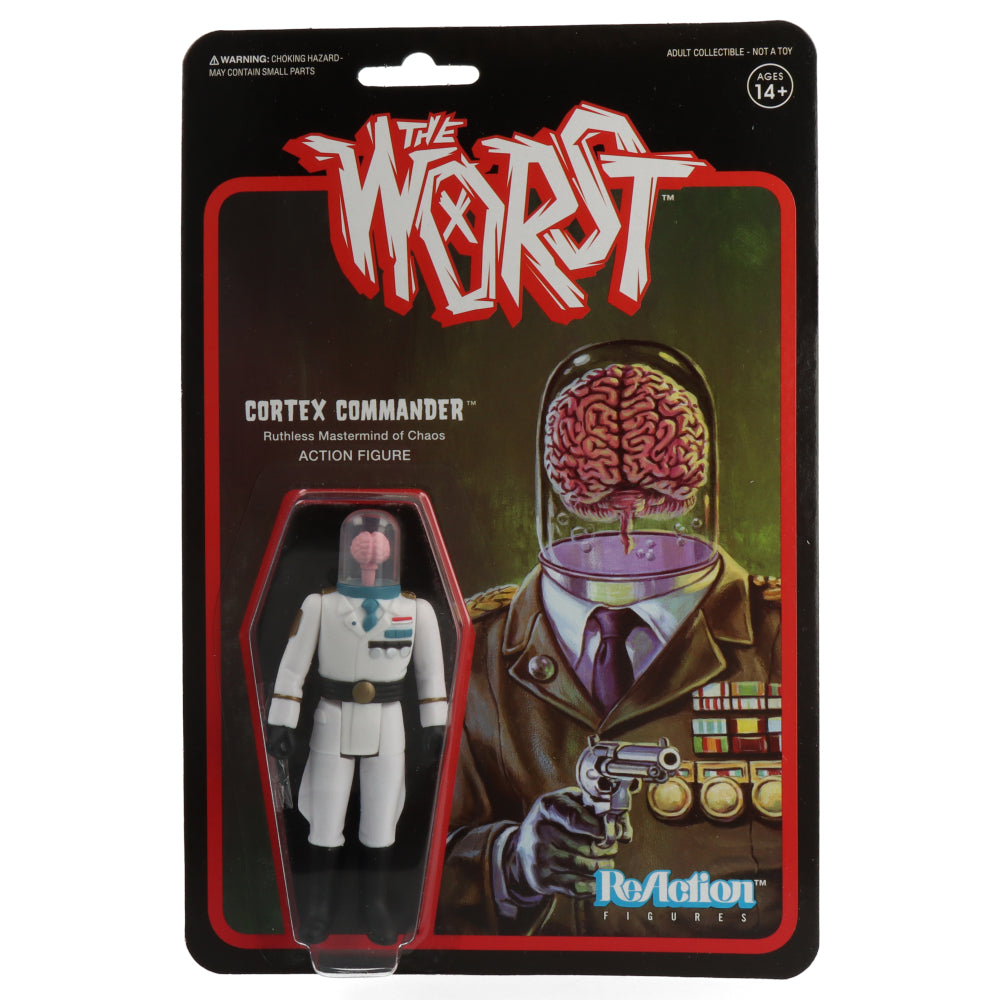 Cortex Commander (Color 2) The Worst ReAction Figure - Collectible Action Figure for Horror Fans & Pop Culture Enthusiasts - Perfect for Display, Gifts, and Horror Movie Collections