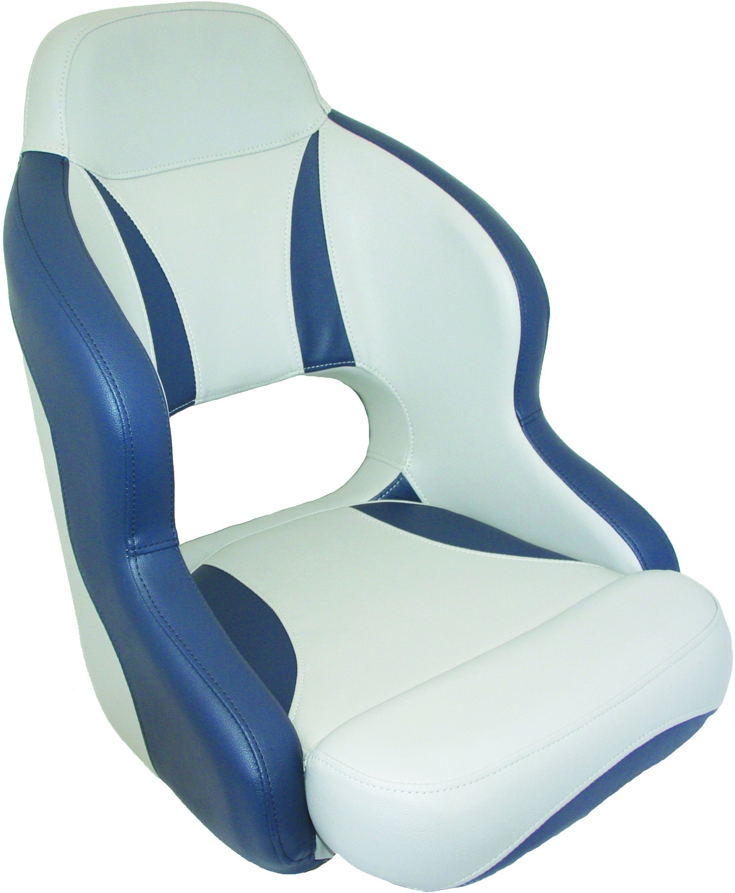 Axis Admiral Compact Seat Dark Blue / Light Grey - Lightweight Portable Chair for Outdoor Camping, Picnics, and Beach Trips