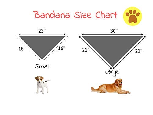 Elegant Small Tail Dog Bandana for Small Medium Large Dogs - Adjustable Comfortable Dog Bib Scarf for Boys & Girls - Perfect for Walks, Photos & Special Occasions