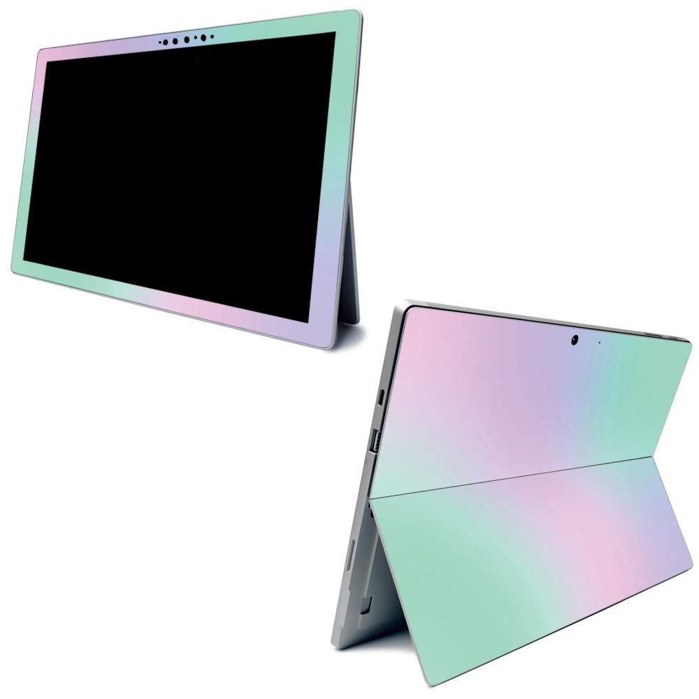 MightySkins Vinyl Decal Wrap Cover for Microsoft Surface Pro 7 - Cotton Candy Design | Protective & Durable Skin | Easy to Apply & Remove | Made in USA | Perfect for School, Work & Travel