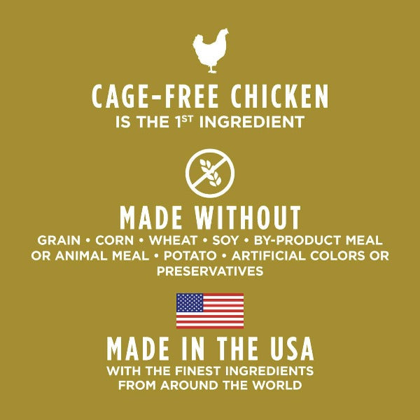 Instinct Ultimate Protein Chicken Recipe Dry Cat Food for Adult Cats - High Protein Grain-Free Kibble, 4 lb Bag - Supports Muscle Health & Energy for Indoor & Outdoor Cats
