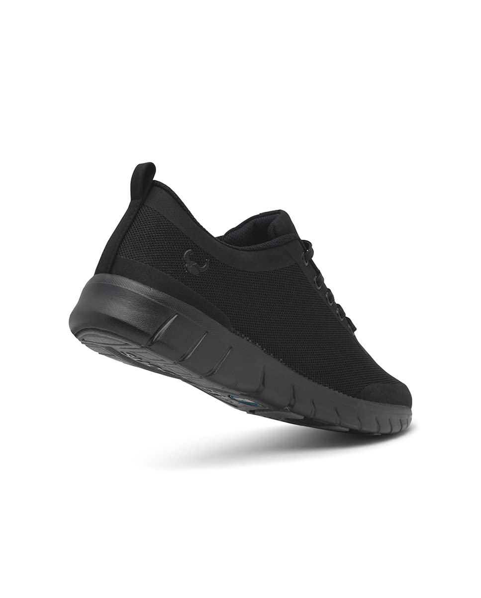 Alma Easy Fit Work Sneakers for Women - Comfortable Slip Resistant Shoes for Nurses, Waitresses & Healthcare Professionals - Ideal for Long Shifts & Hospital Use