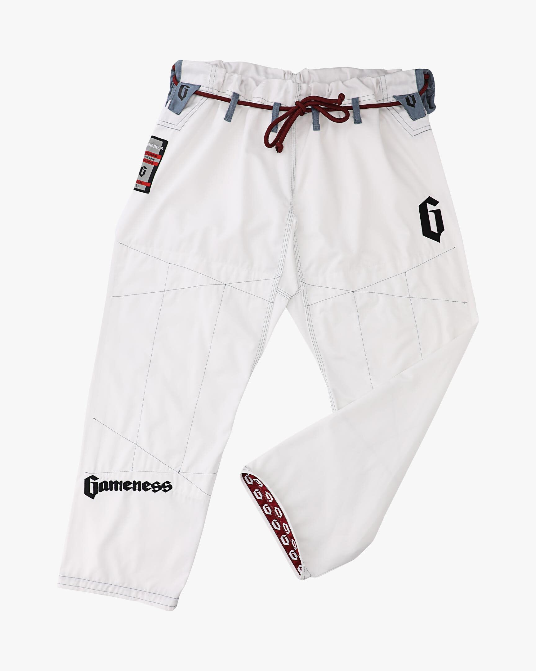 Gameness Male Jiu Jitsu Pearl Gi 2.0 | Premium BJJ Gi for Training & Competition | Lightweight & Durable Brazilian Jiu-Jitsu Uniform for Men