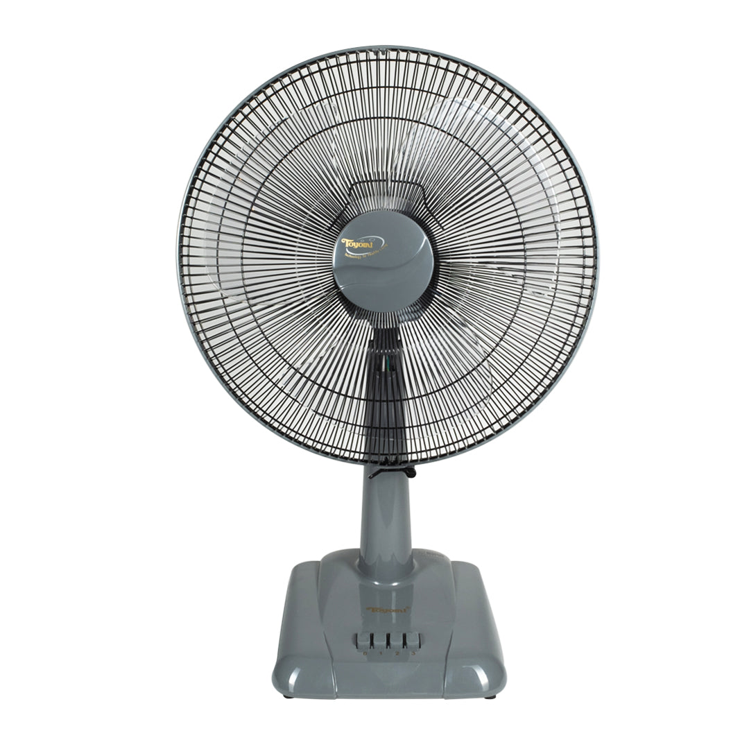 TOYOMI 16-Inch Table Fan TF-169S - Quiet & Powerful Cooling for Home, Office, and Dorm Rooms - Energy Efficient Personal Fan with Adjustable Tilt Head
