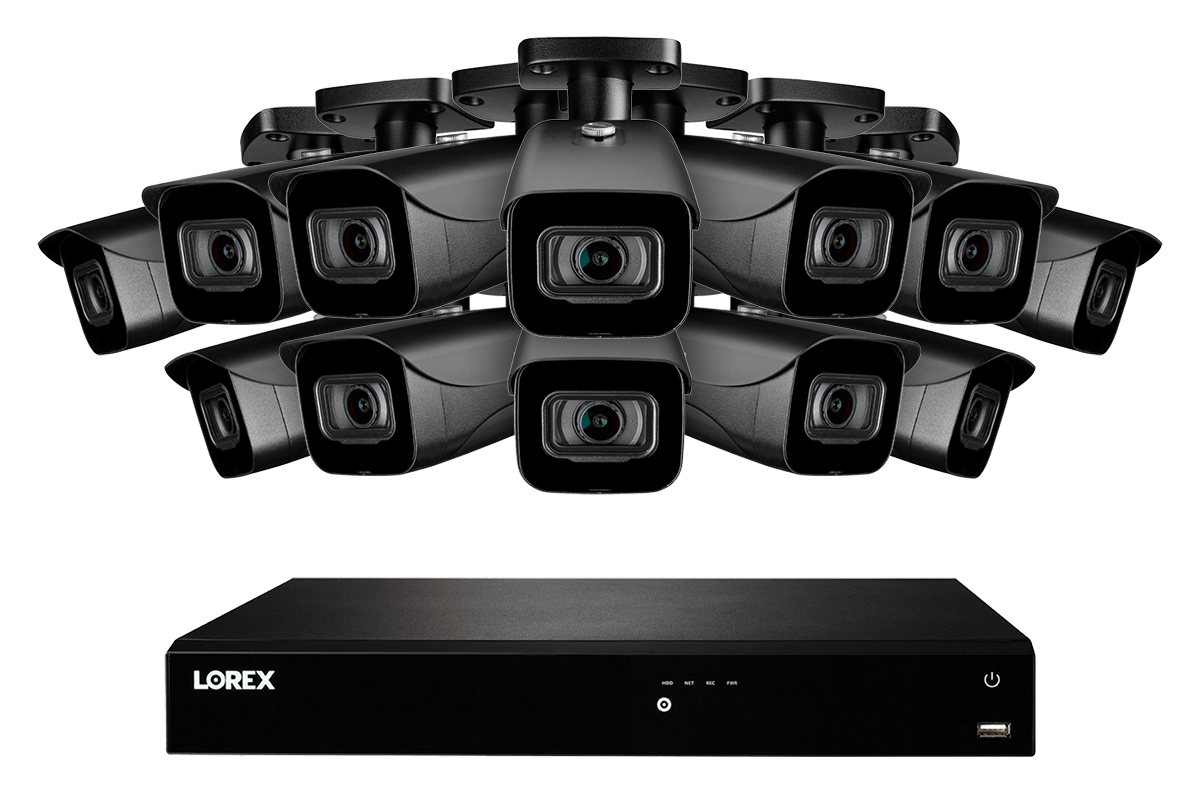 16 Channel Fusion NVR Security System with 4K (8MP) IP Cameras - 24/7 Home & Business Surveillance, Smart Motion Detection, Night Vision, Remote Monitoring