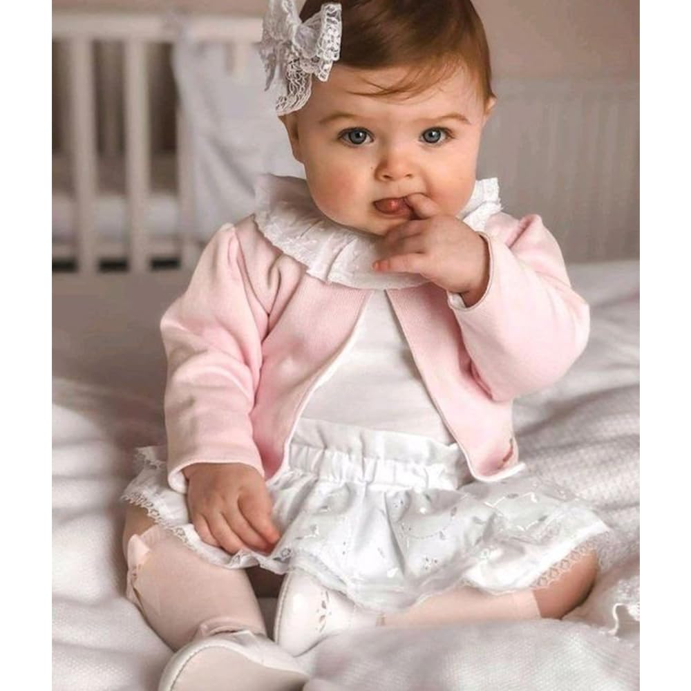 BQUBO Baby Knee High Socks for Toddler Girls - Soft Cotton Knit Stockings - Perfect for Dresses, Outfits & Special Occasions