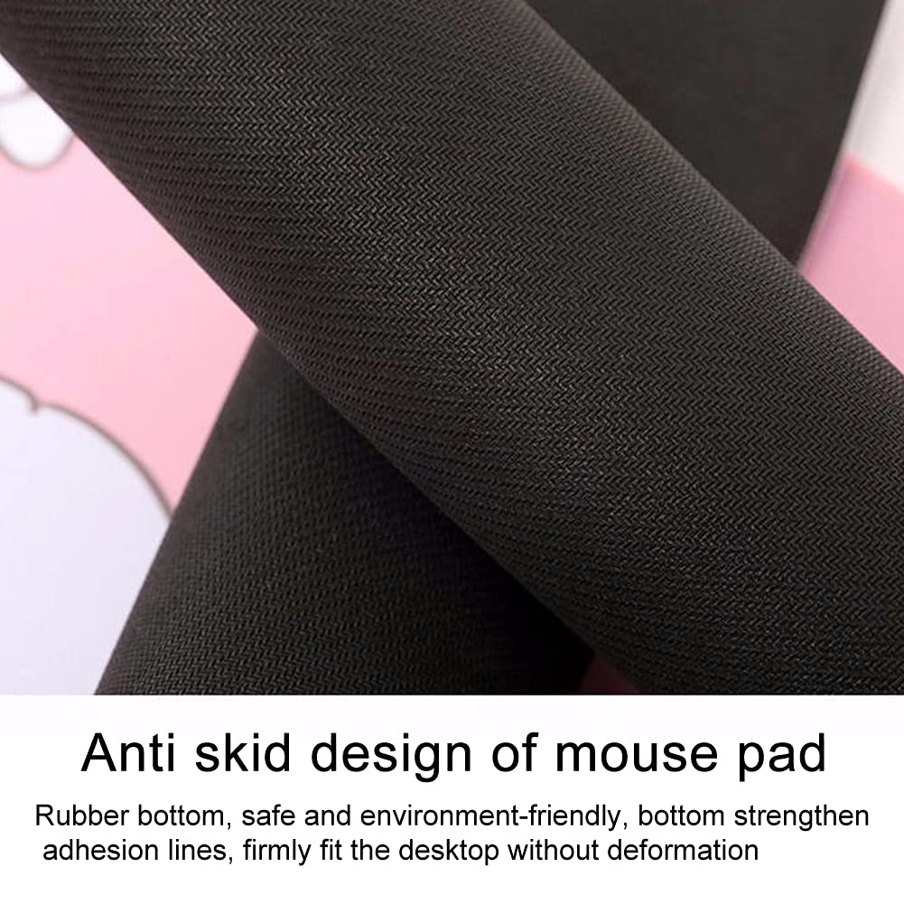 Kawaii Cartoon Mouse Pad for Teen Girls - Cute Green Desk Keyboard Mat for Laptop & Office Table - Perfect for Women's Workspace Decor & Gaming Setup