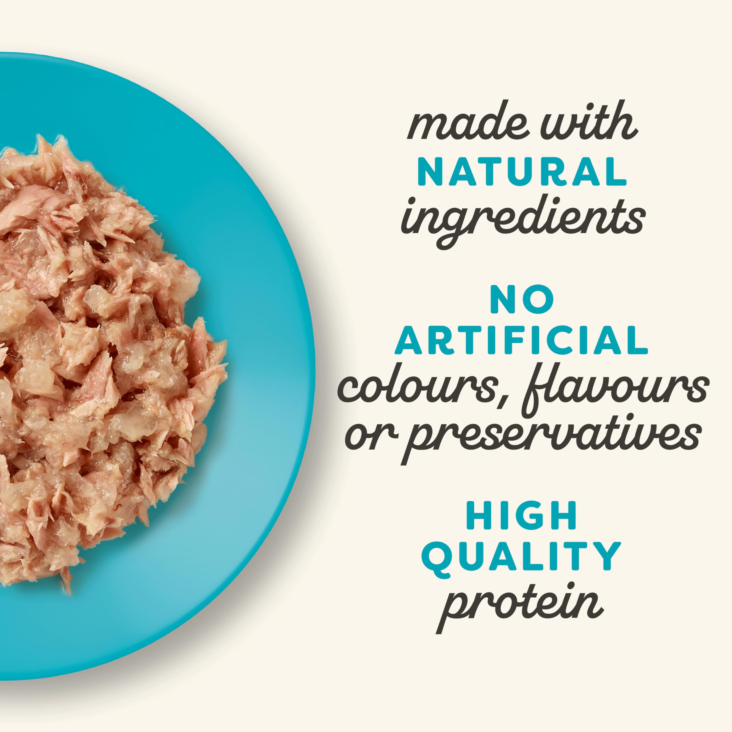 Applaws Natural Cat Food - Tuna Wholemeat in Jelly Pouch, 70g (Pack of 16) | Grain-Free Wet Cat Food for Adult & Senior Cats | Perfect for Mealtime, Travel & Treats