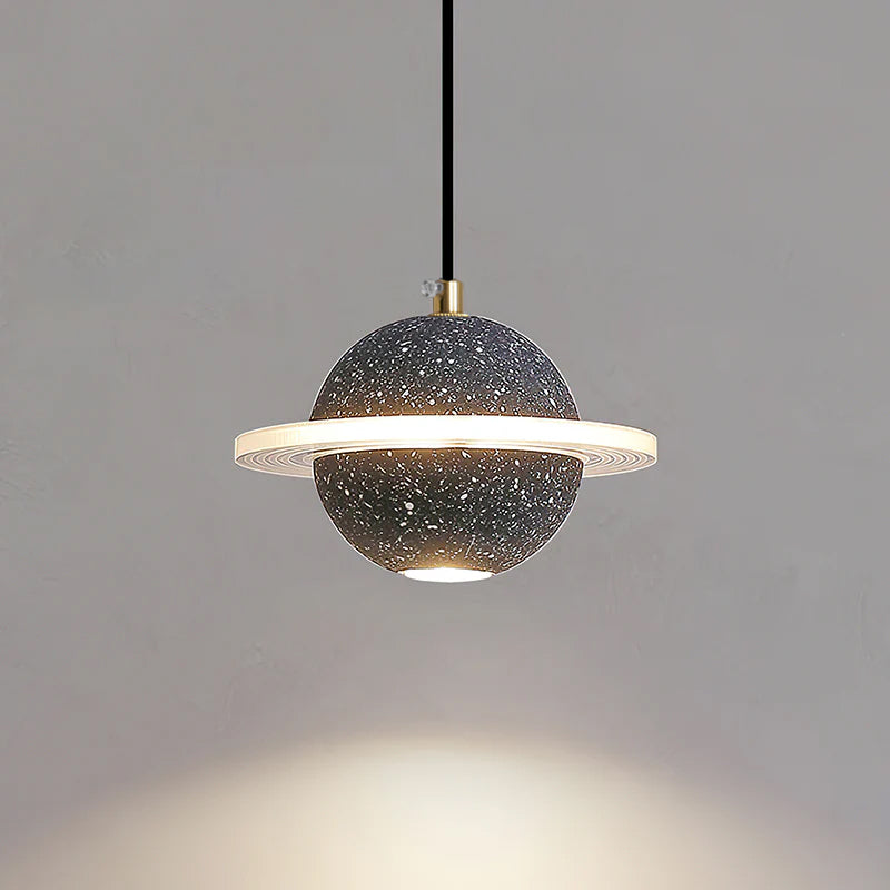 Artsy Planet Pendant Light - Modern Celestial Ceiling Fixture for Bedroom, Living Room & Nursery Decor | Solar System Inspired Lighting for Home & Office