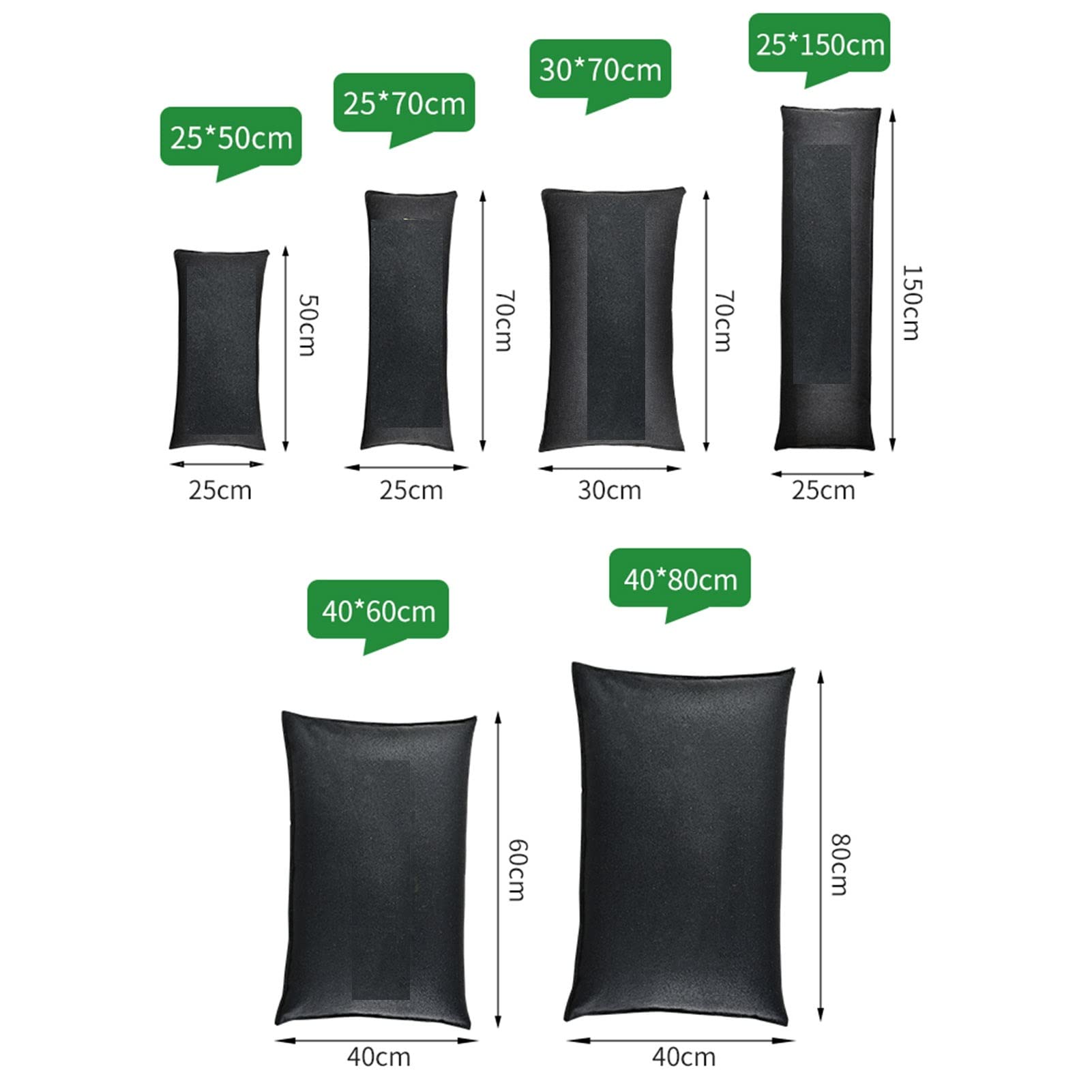 Self-Filling Flood Barrier Sandbags - Pack of 5 | Waterproof Flood Protection | Emergency Sand Bags for Home, Business & Camping Tents | Quick-Deploy Flood Defense for Storms & Heavy Rains