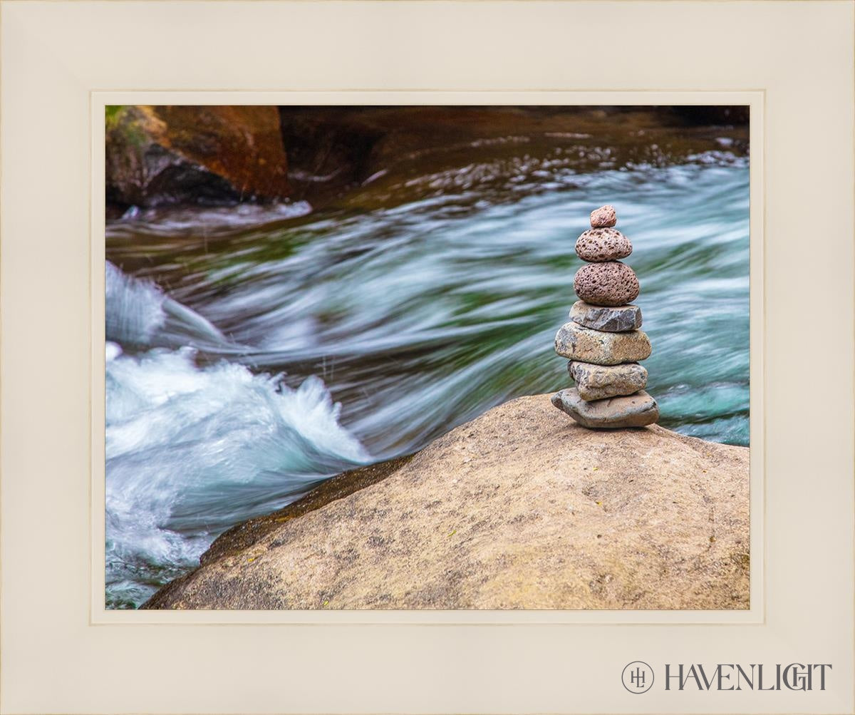Cairn Meditation Stones - Natural Balancing Stones for Mindfulness, Stress Relief & Yoga - Perfect for Home, Office & Outdoor Meditation Practice