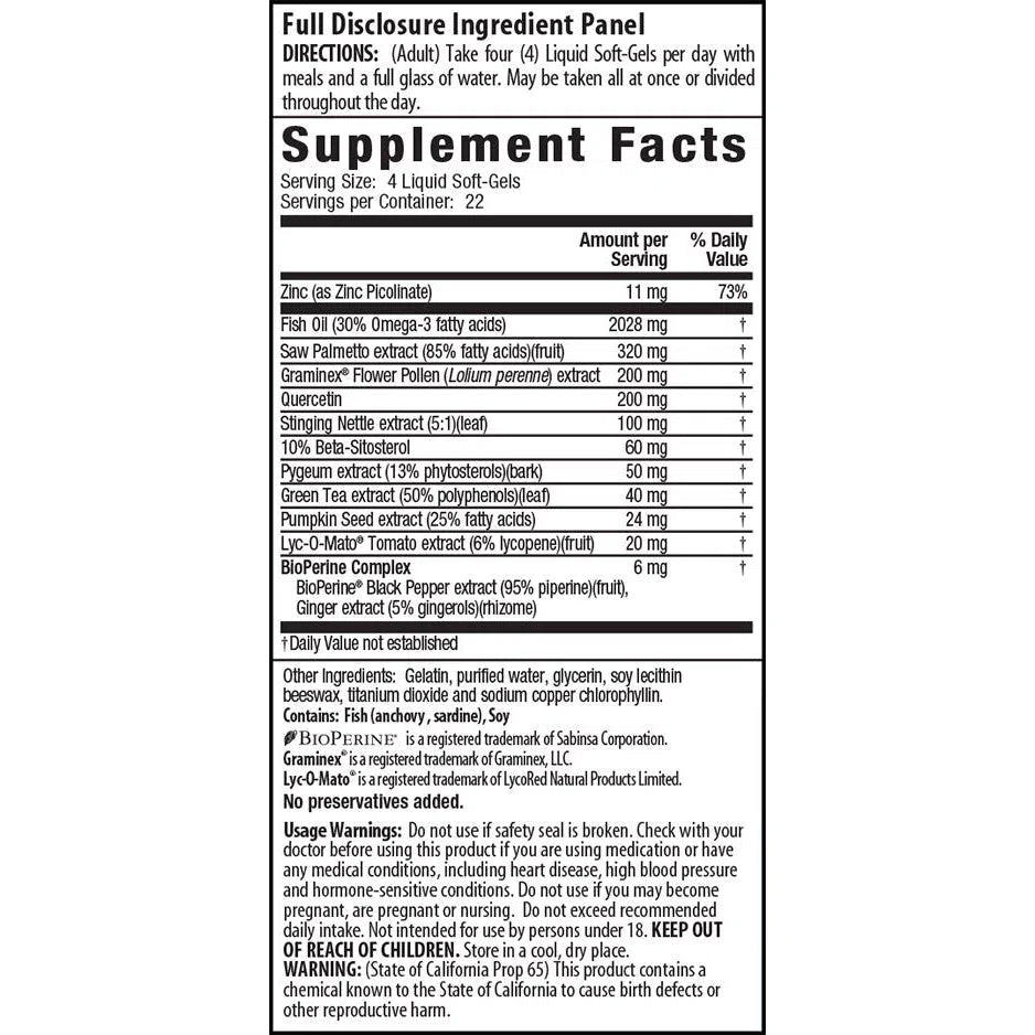 Irwin Naturals Prosta Strong - Premium Prostate Support Supplement for Men with Saw Palmetto & Pumpkin Seed - Promotes Urinary & Bladder Health - Ideal for Active Lifestyles & Aging Men