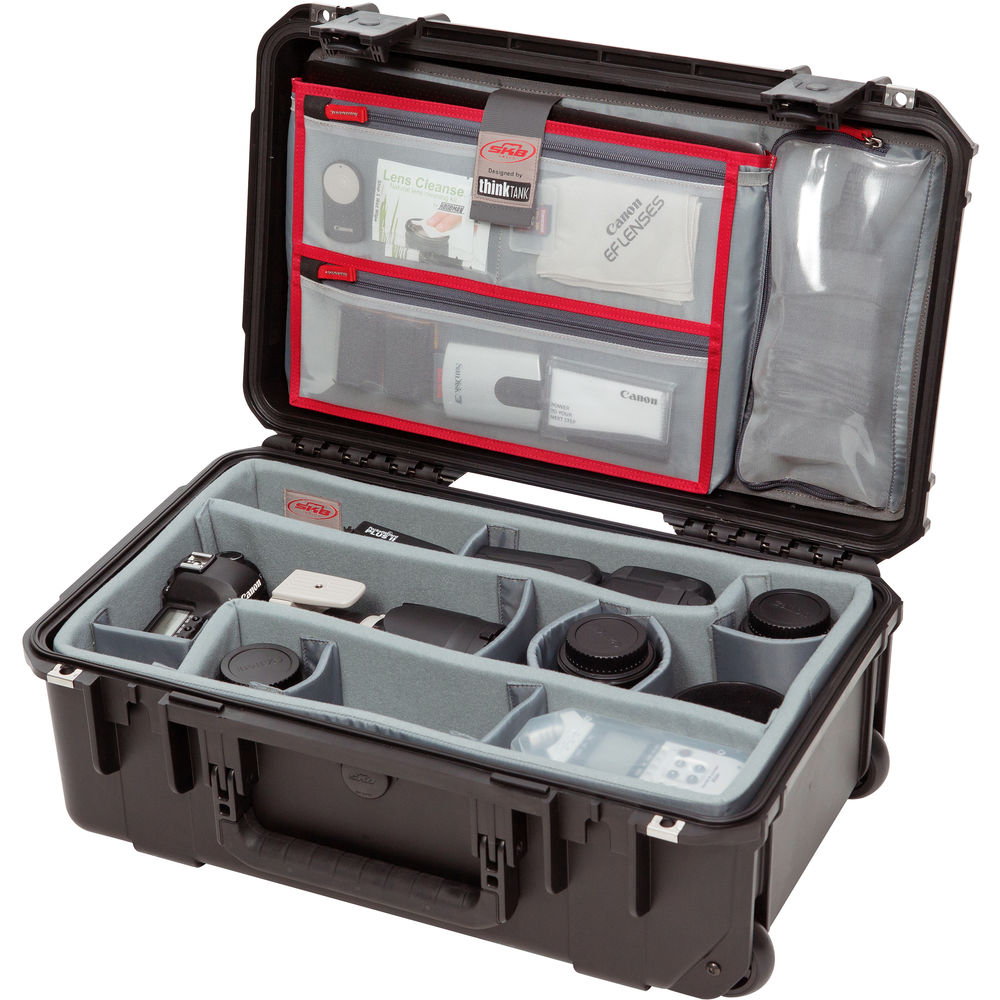 SKB iSeries 2011 7 Case with Think Tank Photo Dividers & Lid Organizer - Durable Camera Equipment Storage for Professional Photographers & Videographers - Perfect for Studio, Travel, and On-Location Shooting