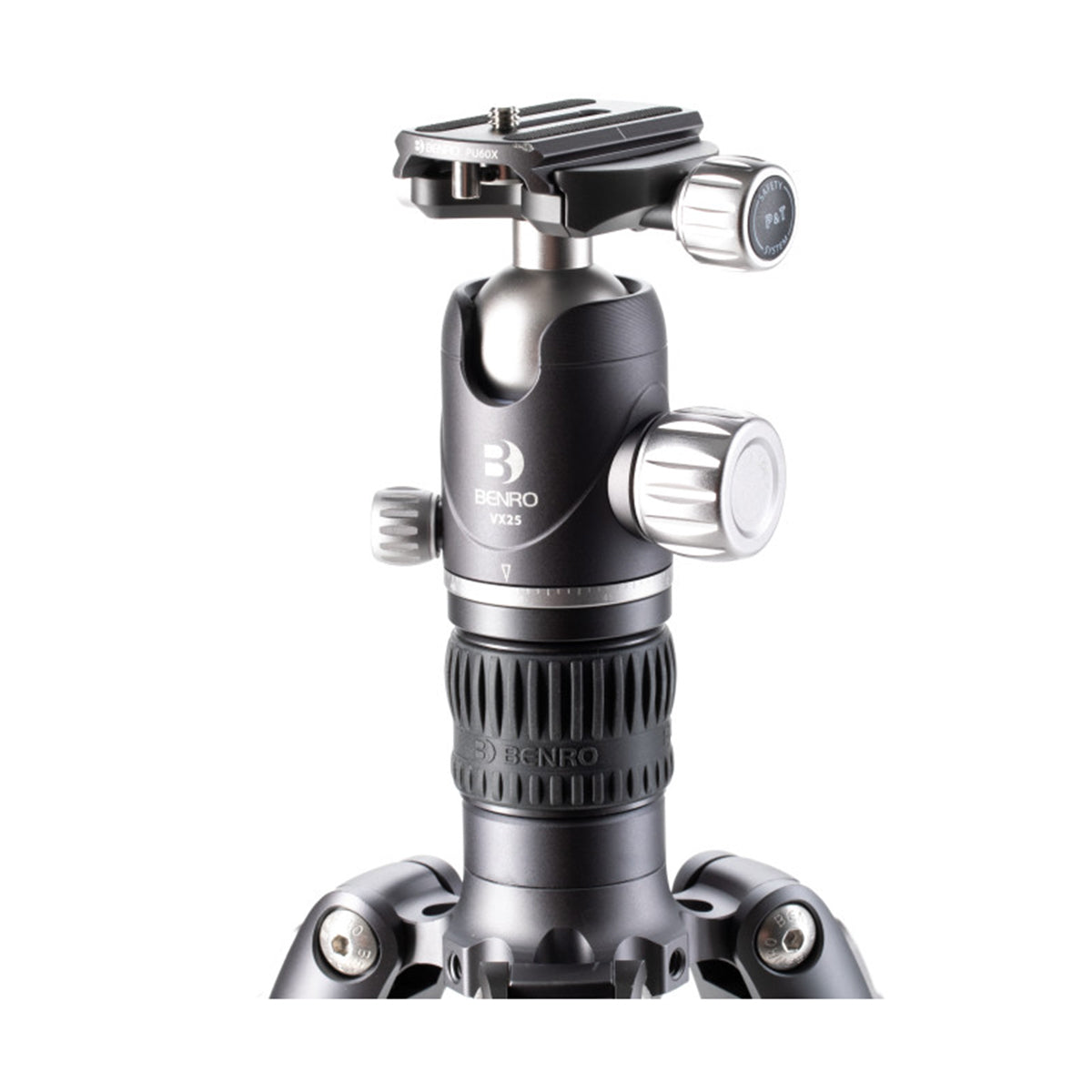 Benro FRHN24CVX25 Rhino Series 2 Carbon Fiber Travel Tripod with VX25 Ball Head - Lightweight & Compact for Photography, Hiking, and Outdoor Adventures