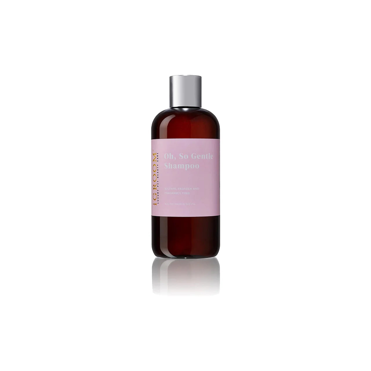 iGROOM Oh So Gentle Fragrance Free Shampoo for Dogs & Cats - Hypoallergenic Pet Shampoo (2 Sizes) - Perfect for Sensitive Skin & Allergy-Prone Pets at Home Grooming
