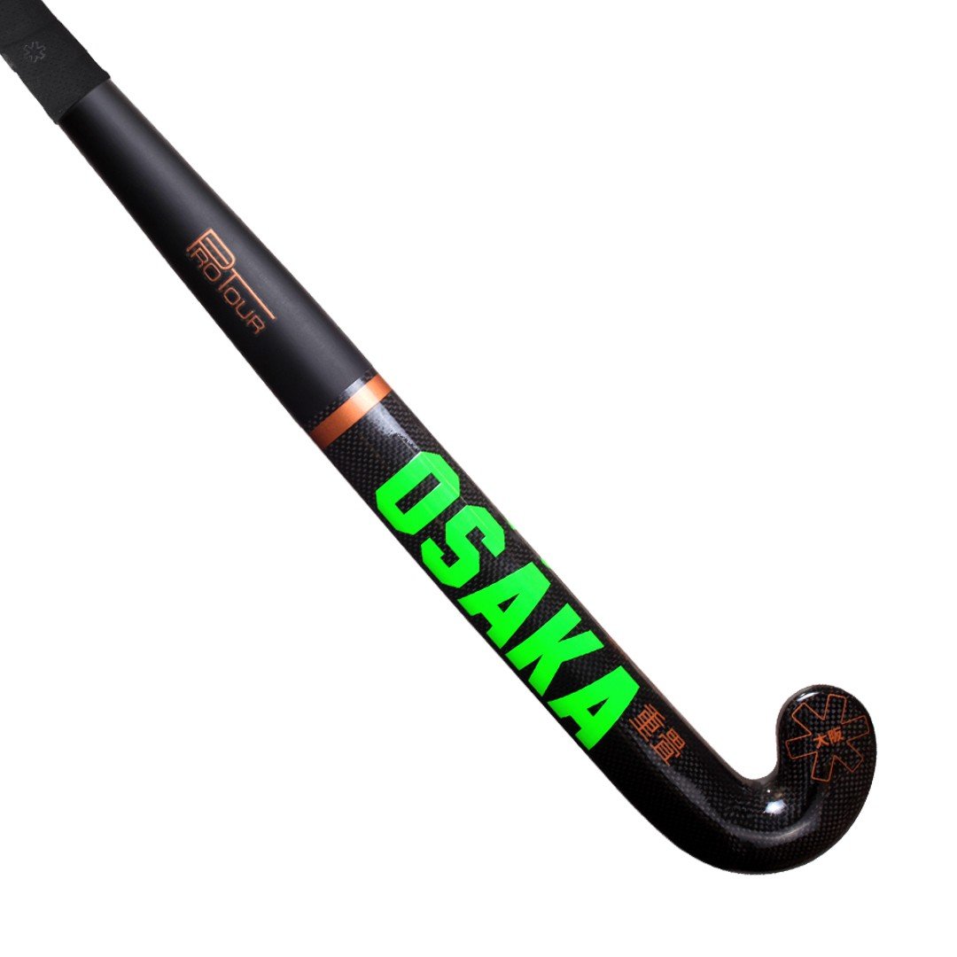 Osaka Pro Tour Bronze Low Bow Composite Hockey Stick - Black/Bronze - 36.5