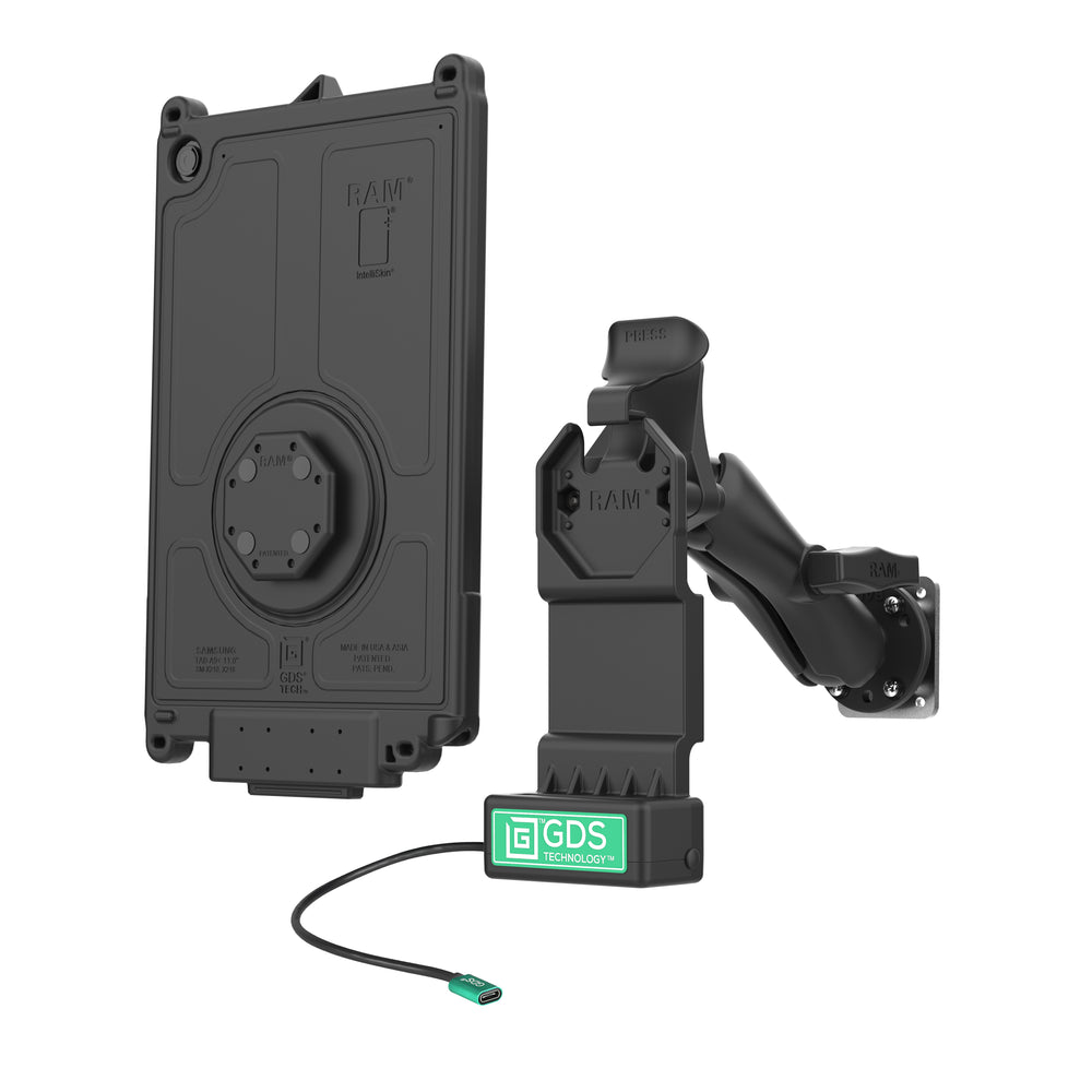 GDS® Uni Conn™ Vehicle Mount Bundle for Samsung Tab A9+ - Universal Car Holder Kit with RAM GDS U1 SAM88 KIT1 - Perfect for Road Trips & GPS Navigation