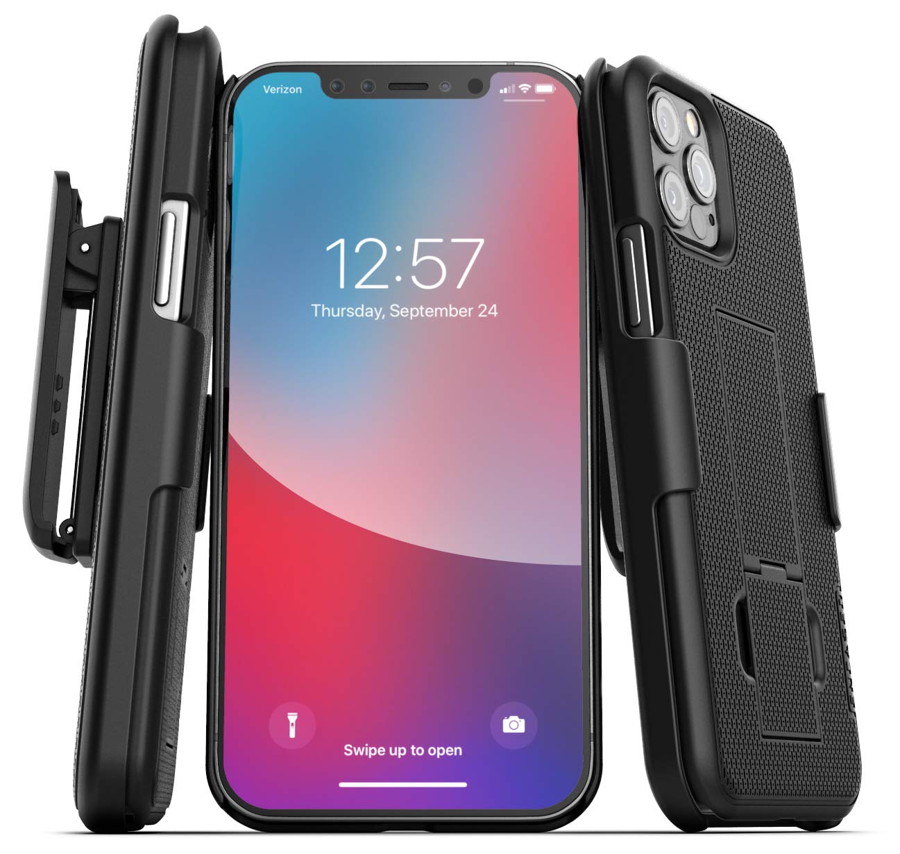 Durable Encased DuraClip Holster for iPhone 12 Pro Max - Belt Clip Phone Case | Perfect for Outdoor Activities, Work & Travel