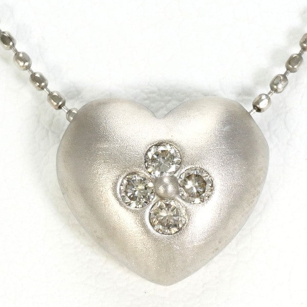 18K White Gold Diamond Necklace for Women - Elegant & Timeless Jewelry Gift for Anniversary, Wedding, or Special Occasions