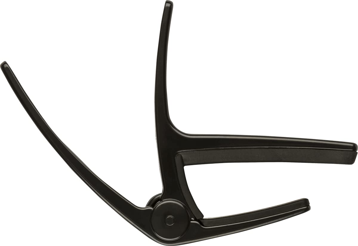 Fender Laurel Capo for Guitar - Black Electric Guitar Accessory | Perfect for Live Performances & Studio Recording
