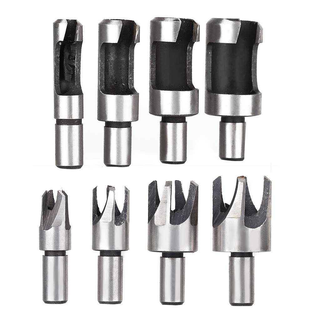 10mm Cork Drill Bit Knife Wood Plug Cutter Set - Carbon Steel Cutting Tool for Hand & Electric Drills - Perfect for Woodworking, DIY Projects & Furniture Repair