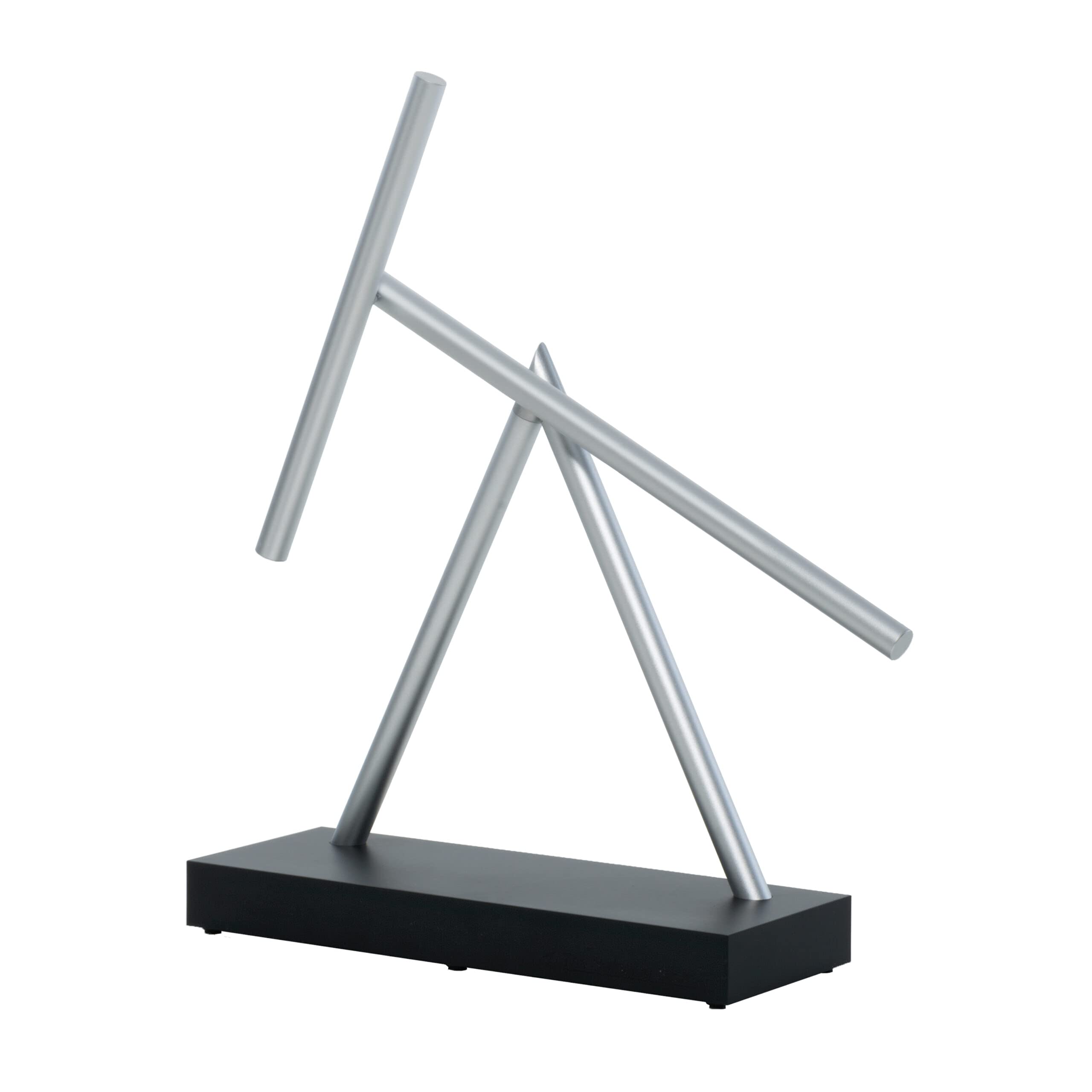 Kinetic Energy Sculpture - Handcrafted Desktop Art for Home & Office Decor | Relaxing Motion Sculpture for Stress Relief & Mindfulness